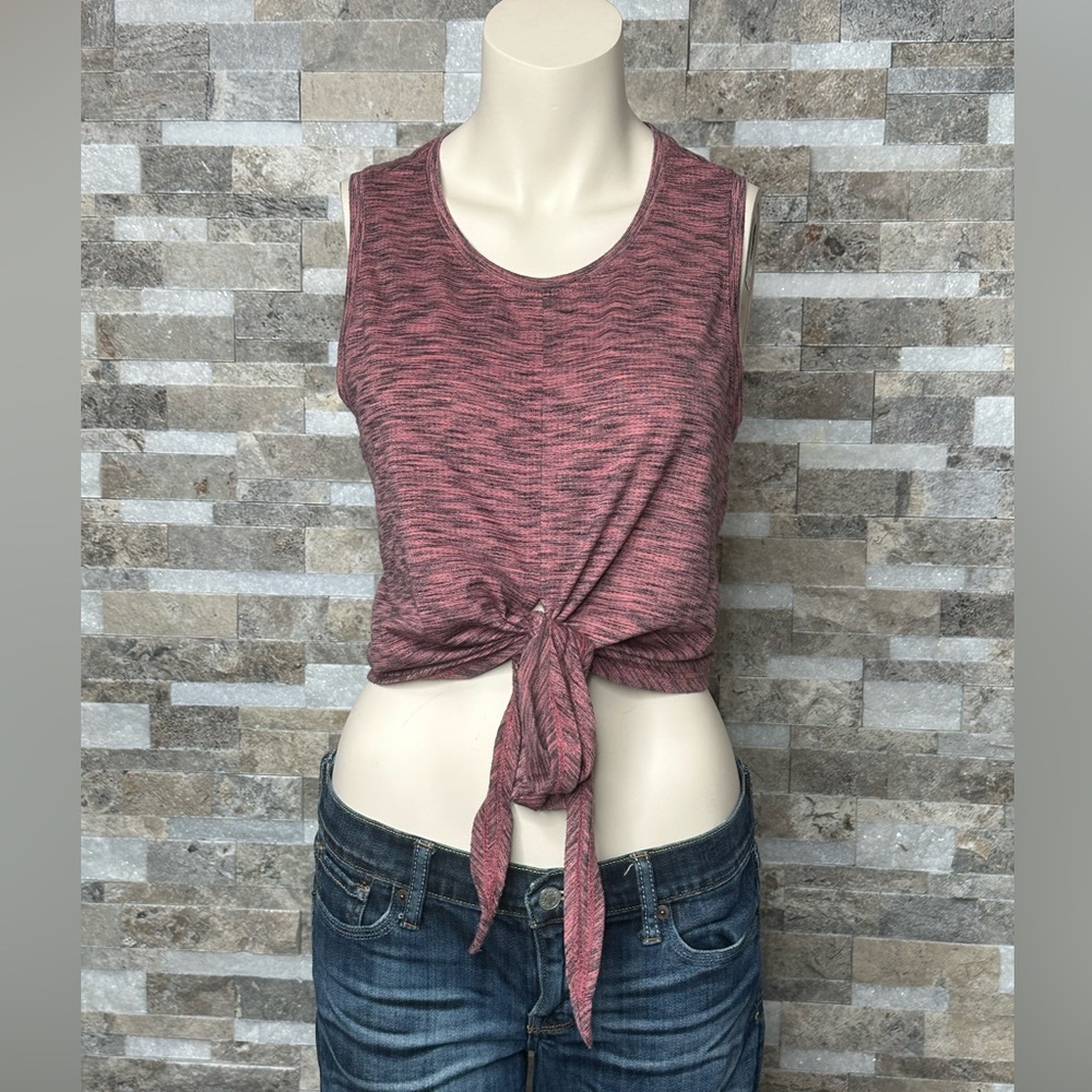 Zyia Sleeveless Front Tie Crop